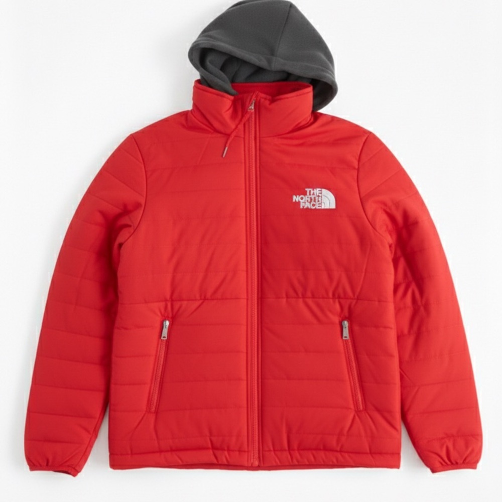 The North Face Vibrant Red Hooded Jacket